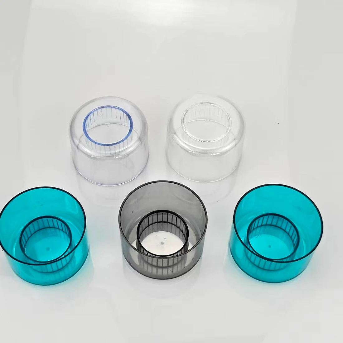 Clear and tinted closures for supplement bottles
